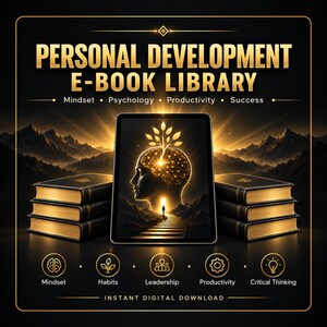 Personal Development E-Book Bundle – Psychology, Mindset & Productivity