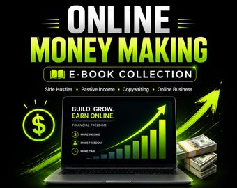 Digital Business & Online Income E-Book Bundle | Marketing, Copywriting, Publishing, Betting Strategy