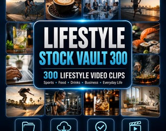 300 livsstilsvideoklipp | Sport, mat, dryck, affärer och vardagsliv arkivfilmer