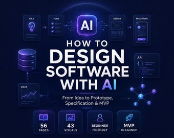 AI Software Design Guide, Beginner Friendly MVP Planning eBook (pdf docx)