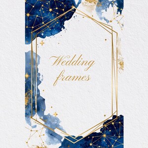 30 Watercolor Wedding Invitation Clipart PNG Bundle, Bridal Design Elements
