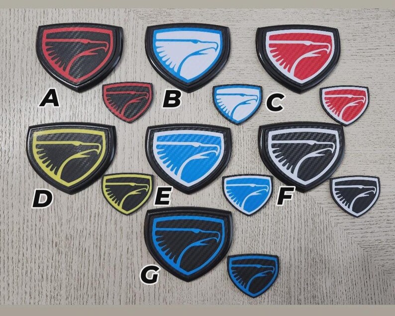 Talon Guild Emblems 1GA Eagle Talon 1990-1994 CG Style Emblem Set - Etsy