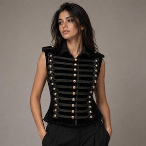 Black Parade Womens Vest - Etsy