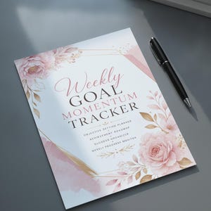 Printbaar werkblad voor wekelijkse doelen, doelstellingstracker en planner voor behaalde resultaten