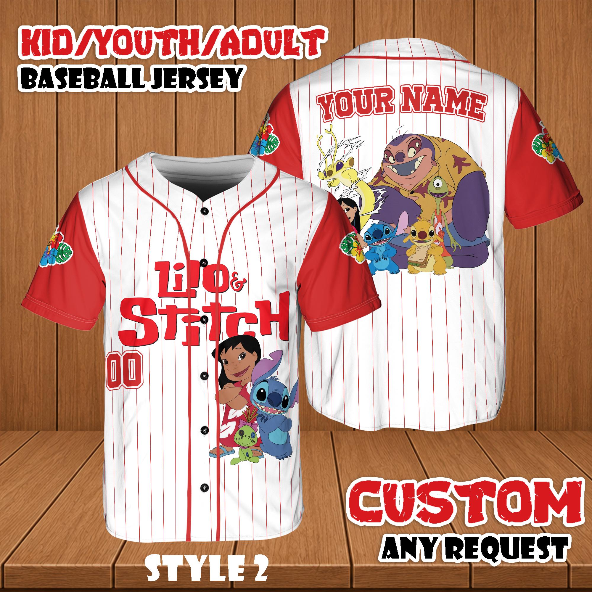 Lilo and stitch baseball jersey - Etsy 日本