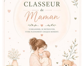 Printable mom binder – pregnancy & postpartum | maternity journal PDF