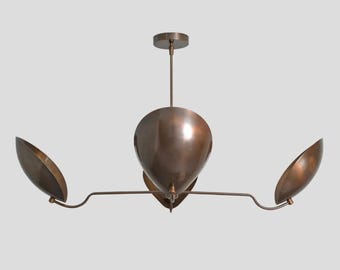 Mid Century Modern Starburst Ceiling Light Modern Brass Sputnik Chandelier P