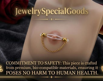 These are stylishly designed, handmade products that are absolutely harmless to skin health.gold steel chain