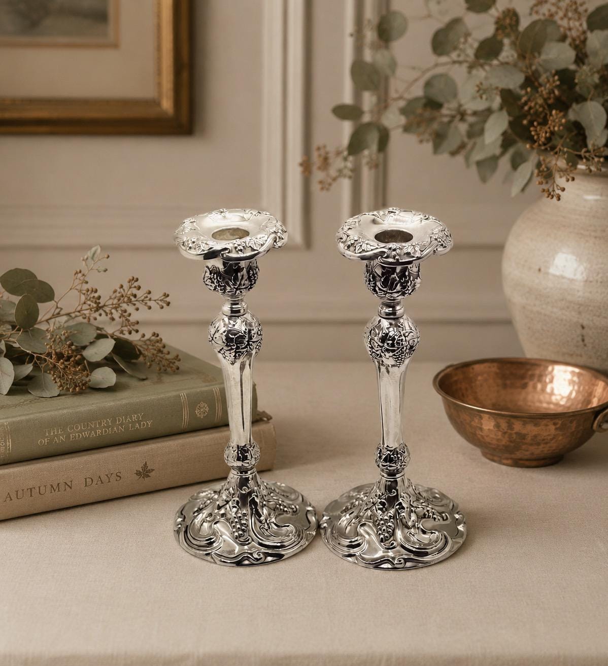 Godinger Silver Candlesticks - Etsy