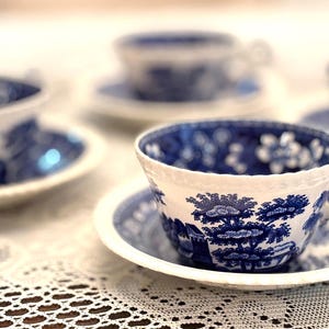 Spode Blue Tower - Etsy