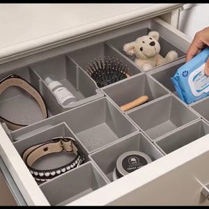 Pet Drawer Organizer Set of 8 – Storage Boxes for Pet Accessories – Minimalist Home Organization