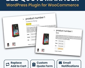 B2B WooCommerce Quote Manager Plugin | Hide Price, Get Quote Form