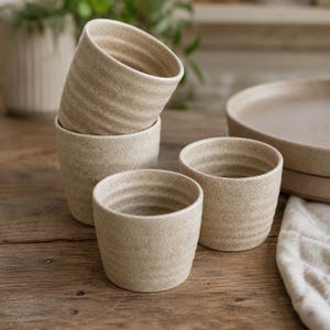Tazza in ceramica Wabi Sabi fatta a mano, tazza da tè in gres maculato senza manico, tazza da espresso in stile giapponese, idea regalo