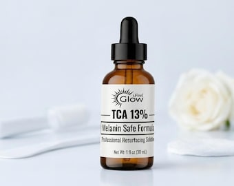 TCA 13% Chemical Peel for Face & Body | Melanin-Safe Formula | Beginner-Friendly Strength | Professional Skin Resurfacing Solution