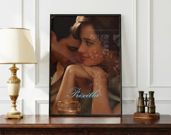 Priscilla Poster | Sofia Coppola Movie Wall Art | Aesthetic Film Print | Vintage Romance Decor | Cinematic Bedroom Poster | Fan Gift
