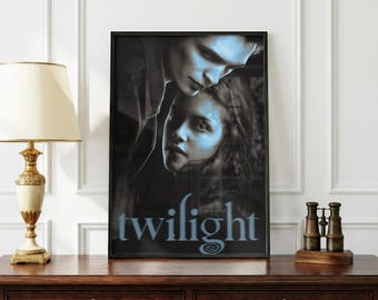 Twilight Poster | Vampire Romance Wall Art | Bella & Edward Print | Fantasy Movie Decor | Dark Romance Aesthetic Poster | Fan Gift