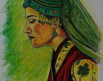 Guzellik | Original Sanat Eseri | 25x35 | Tuval Üzerine Akrilik