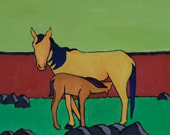 Büyümek için | Original Sanat Eseri | 30x40| Tuval Üzerine yağlı boya