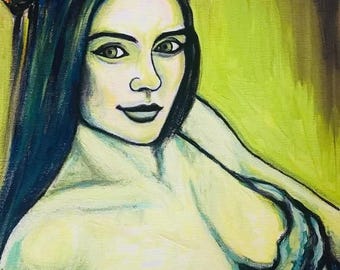 Guzellik | Original Sanat Eseri | 25x30 | Tuval Üzerine Akrilik