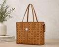 Luxury Brown Leather Tote Bag for Women \u2013 Stylish Shoulder Handbag, Everyday Office Bag product logo