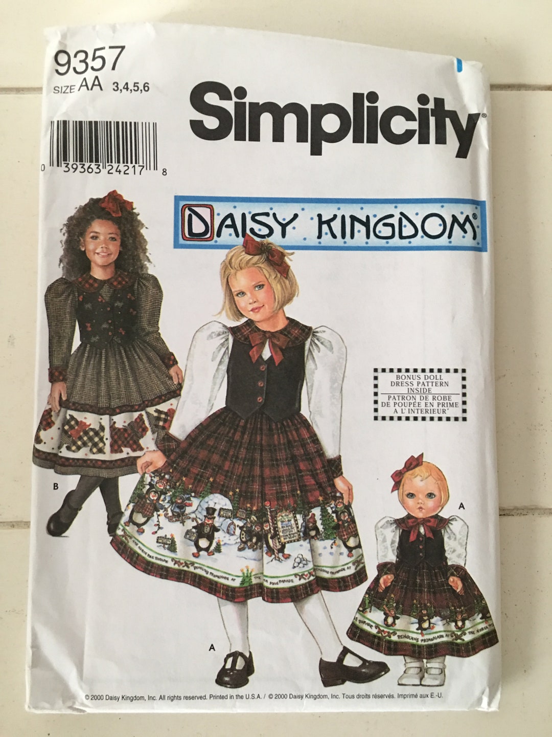 Simplicity Girls Daisy Kingdom Dress and Doll Dress for Etsy