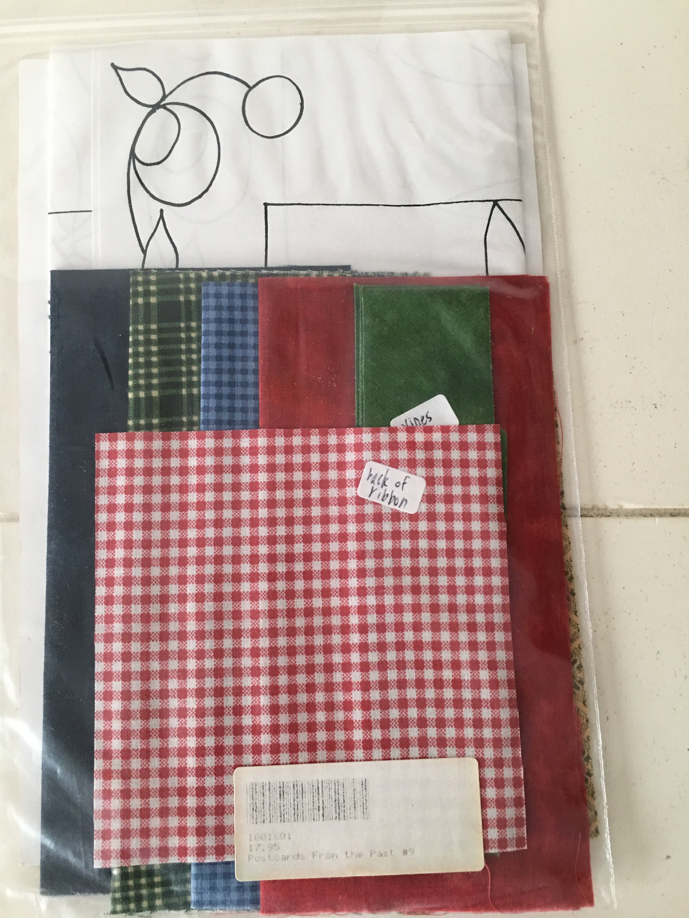 Postcards From the Past Quilt Block 9 Kit Sewing Pattern and - Etsy