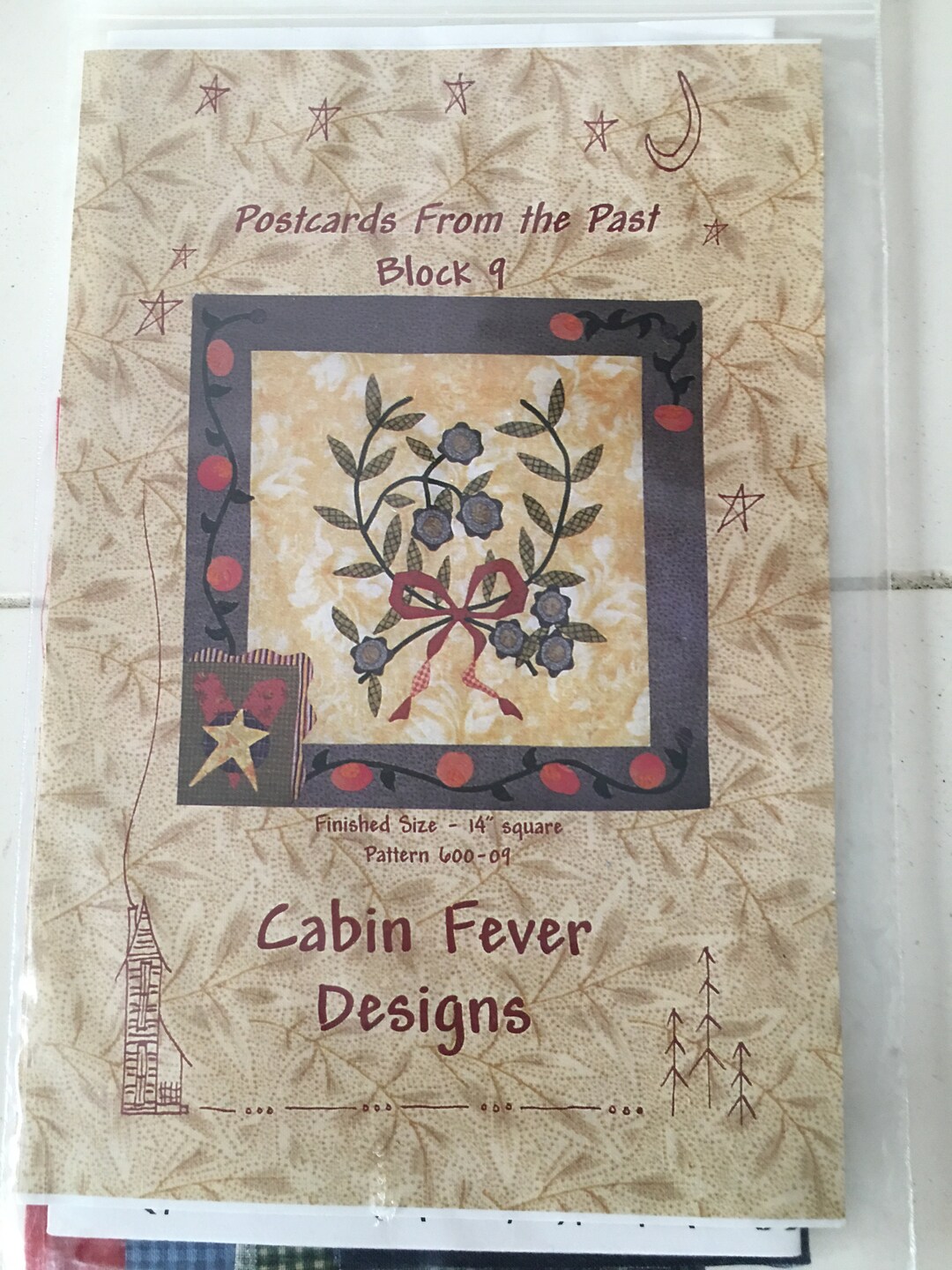 Postcards From the Past Quilt Block 9 Kit Sewing Pattern and - Etsy