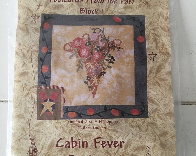 Postcards From the Past Quilt Block #1 Kit Sewing Pattern and Fabric ...