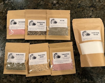 Paquete de inicio de alimento para cangrejos ermitaños