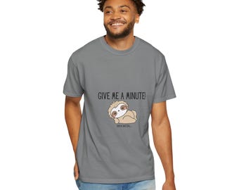 Funny Sloth Shirt, Sarcastic Introvert Humor Tee, Grumpy Animal Graphic Shirt