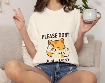 Grumpy Cat Shirt, Sarcastic Introvert Humor Tee, Relatable Mood Animal Shirt