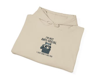 Raccoon Trash Can Shirt, Sarcastic Introvert Humor Tee