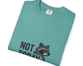 Grumpy Racoon Shirt, Sarcastic Introvert Humor Tee, Anti Social Grumpy Animal T-Shirt