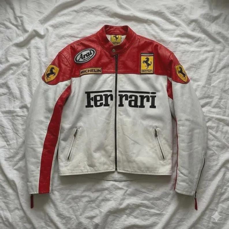 Ferrari Jacket Leather - Etsy