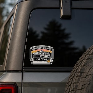 Les Broncos n'ont pas besoin d'autocollant d'occultation de canards | Sticker tout-terrain Bronco