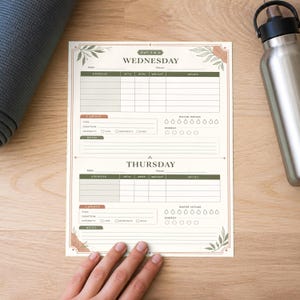 Beginner Strength Tracker, 90-Day Fitness Progression Chart, Weekly Workout Record, Exercise Performance Printable, Daily Tracker