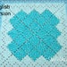 Crochet baby blanket pattern, Solid granny square afghan pattern, Crochet baby afghan, Crochet blanket for baby