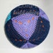 Crochet Triangle and Square Ball Pattern-Cuboctahedron-Ball pillow, ball toy, round pillow cover, bedroom pillow,child gift, crochet sphere