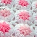 Crochet Baby Blanket Pattern. "Flowers in the clouds" Puff flower blanket, Crochet flower pattern