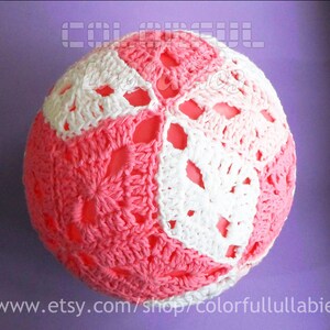 Crochet Diamond Ball Pattern-Rhombic Triacontahedron.