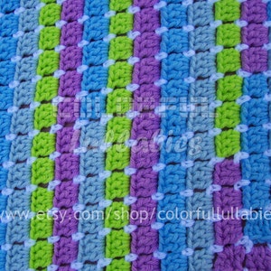 Baby blanket crochet pattern. Math crochet pattern. Crochet baby blanket with numbers. MAGIC: English pattern for babies image 2