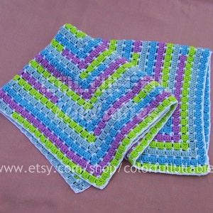 Baby blanket crochet pattern. Math crochet pattern. Crochet baby blanket with numbers. MAGIC: English pattern for babies image 3