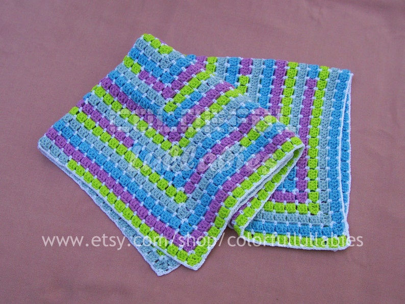 Baby blanket crochet pattern. Math crochet pattern. Crochet baby blanket with numbers. MAGIC: English pattern for babies image 3