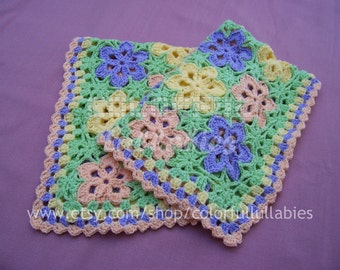Crochet baby blanket Pattern. Flower crochet blanket. Crochet flower pattern. Crochet hexagon flower blanket. WONDER.