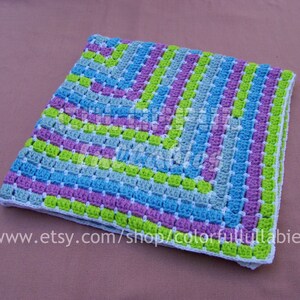 Baby blanket crochet pattern. Math crochet pattern. Crochet baby blanket with numbers. MAGIC: English pattern for babies image 4