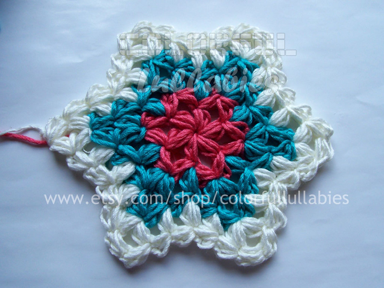 Crochet Puff Star Pattern. Hanging Ornament Etsy