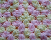 Puff granny square Crochet Pattern. Afghan block