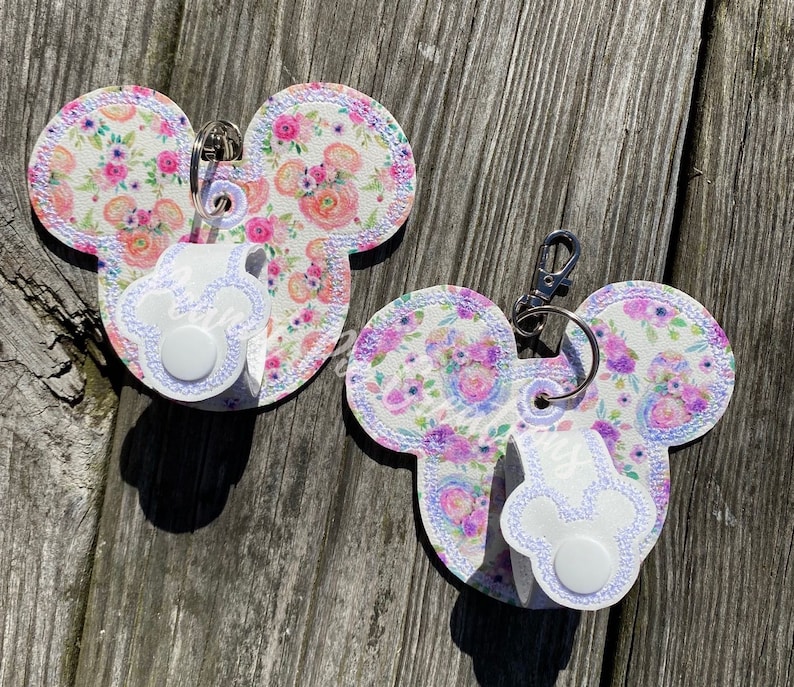 Exclusive Floral mouse ear holder limited edition mouse head flower and garden festival ear buddy park accessory image 1