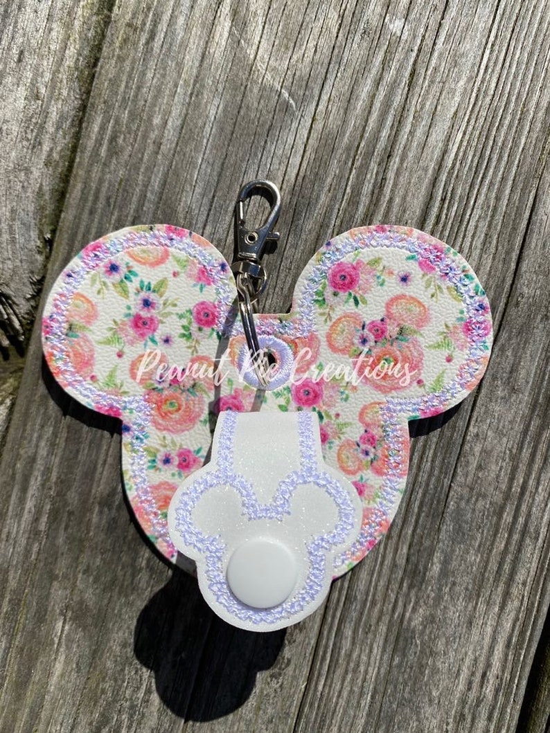 Exclusive Floral mouse ear holder limited edition mouse head flower and garden festival ear buddy park accessory image 3