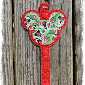 Christmas snacks mouse ear holder - treats - very merry - park accessory- headband - holiday party - gift